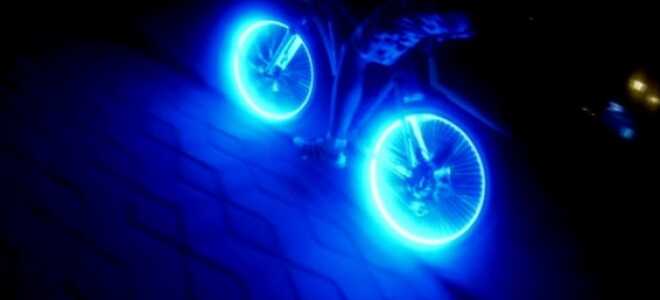 Подсветка велосипеда светодиодной лентой: инструкция, фото