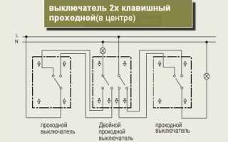 Как подключить двухклавишный проходной выключатель? Схема подключения и нюансы