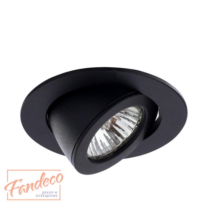 Встраиваемый светильник Arte Lamp Accento A4009PL-1BK