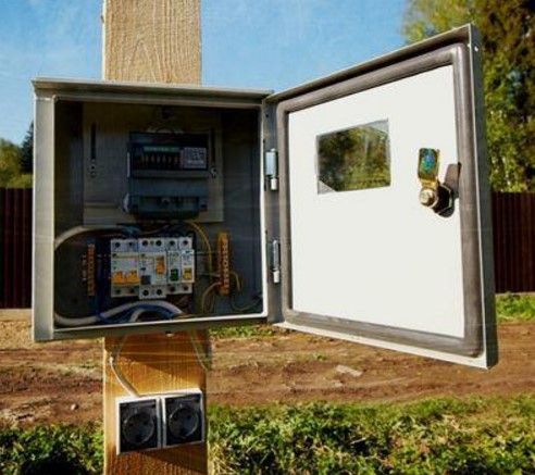 Электрощит для временного электроснабжения