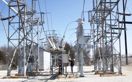Элегазовые устройства отключения на электростанции Элегаз для высоковольтных сетей