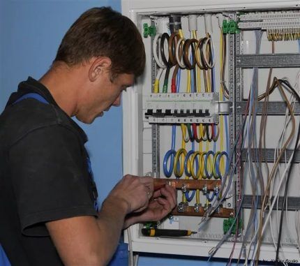 Сборка щитка для управления электропроводкой Монтаж электрощита