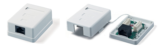 Розетка rj 45 одинарная