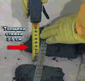 необходимая толщина стяжки теплого пола