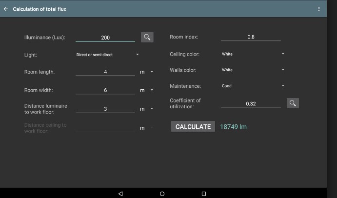 Lighting Calculations Pro V1.1.6
